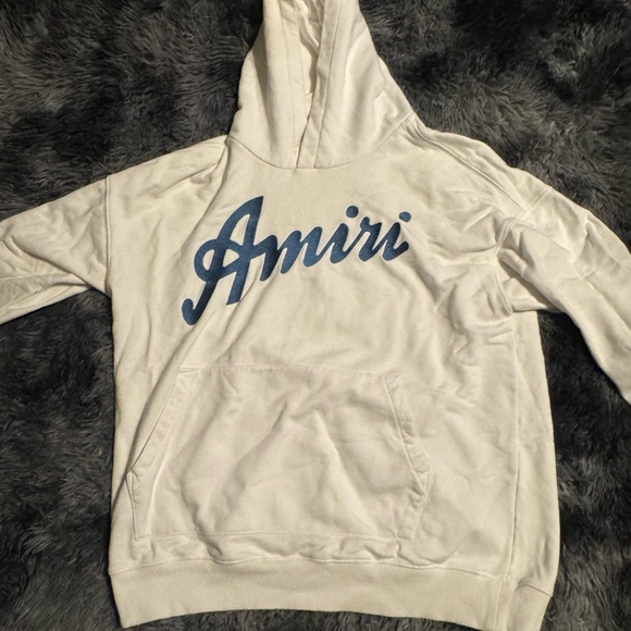 AMIRI Cream Fabric with Silver Detail - Picture 1 of 3
